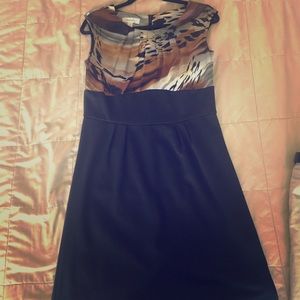 Dress barn two tone dress